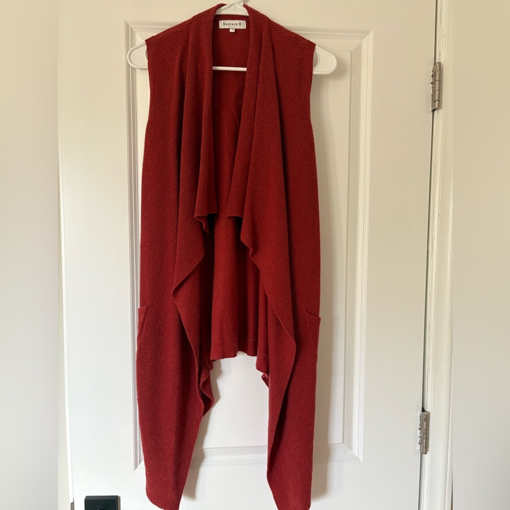 Society 8  Sleeveless Cardigan